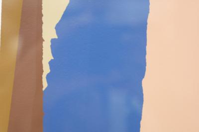 Larry Zox Larry Zox Bonac I II Abstract Expressionist Screenprint by Larry Zox 1981