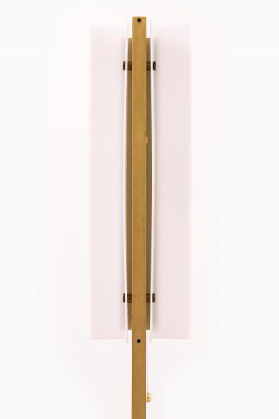 Lars Gunnar Nordstr m Pair of Table Lamps in Brass and Plastic by Lars Gunnar Nordstr m 1960s