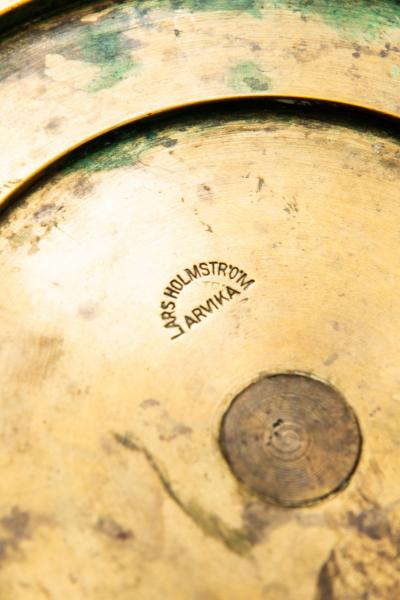 Lars Holmstr m Candlestick Produced in his own Workshop in Arvika