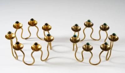 Lars Holmstr m Swedish Modern Candlesticks by Lars Holmstr m