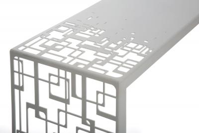 Laser Cut Steel Console Table