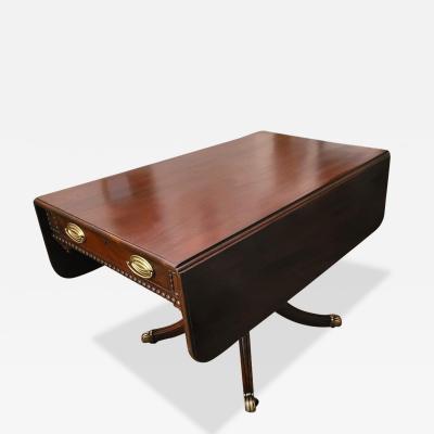 Late 18C Scottish Regency Large Pembroke or Library Table
