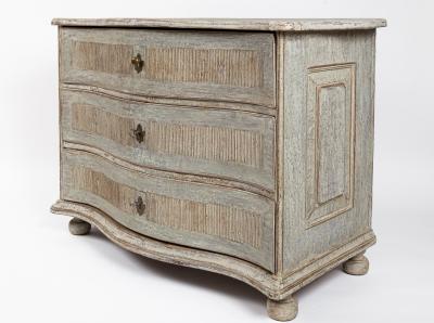 Late 18th Century Baroque Painted Chest Of Drawers