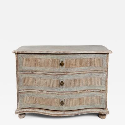 Late 18th Century Baroque Painted Chest Of Drawers