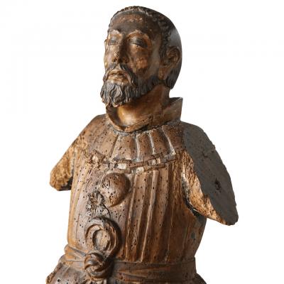 Late 18th Century Carved Italian Santo