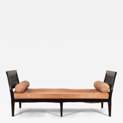 Late 18th Century French Ebonised Daybed