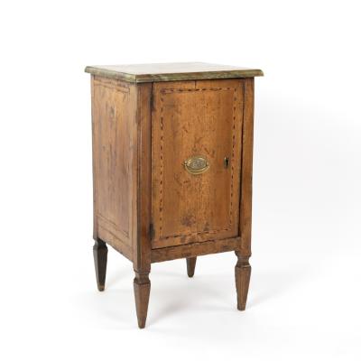 Late 18th Century Italian Single Door Cabinet Circa 1780 