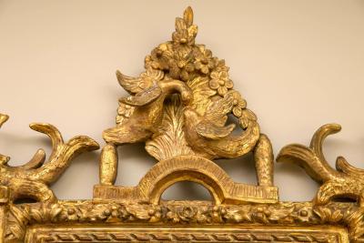 Late 18th Century Louis XVI Giltwood Mirror