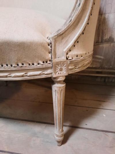 Late 18th Century Pair of Louis XVI Directoire Berg re Chairs