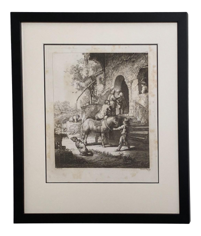 Late 18th Century Rembrandt Etching 1 by Francesco Novelli
