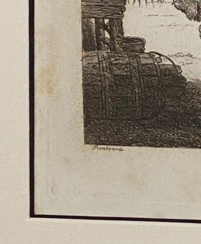 Late 18th Century Rembrandt Etching 1 by Francesco Novelli