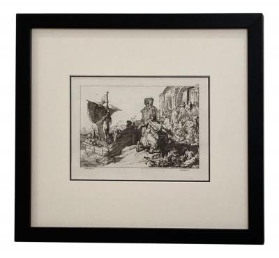 Late 18th Century Rembrandt Etching 11 by Francesco Novelli