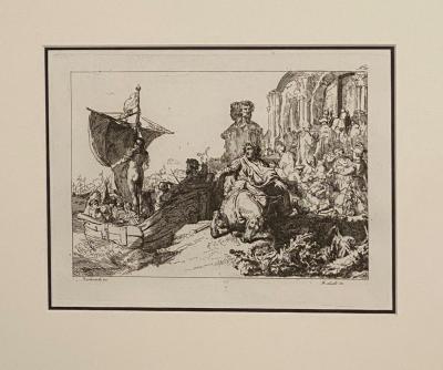 Late 18th Century Rembrandt Etching 11 by Francesco Novelli