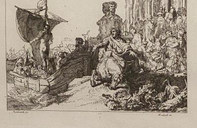 Late 18th Century Rembrandt Etching 11 by Francesco Novelli