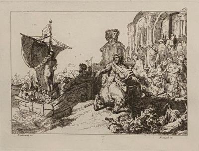 Late 18th Century Rembrandt Etching 11 by Francesco Novelli
