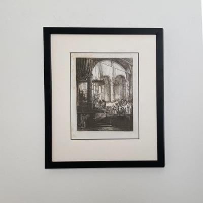 Late 18th Century Rembrandt Etching 5 by Francesco Novelli