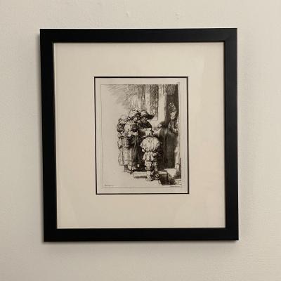 Late 18th Century Rembrandt Etching 7 by Francesco Novelli