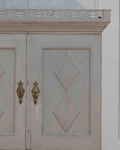 Late 18th Century Scandinavian Two Part Secretary Circa 1790