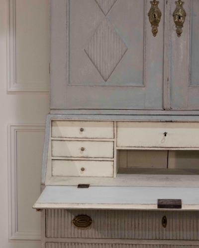 Late 18th Century Scandinavian Two Part Secretary Circa 1790