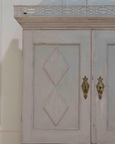 Late 18th Century Scandinavian Two Part Secretary Circa 1790