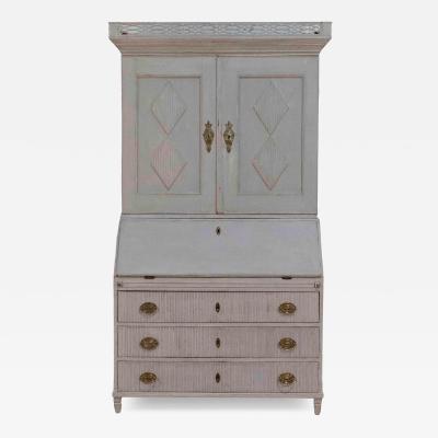 Late 18th Century Scandinavian Two Part Secretary Circa 1790