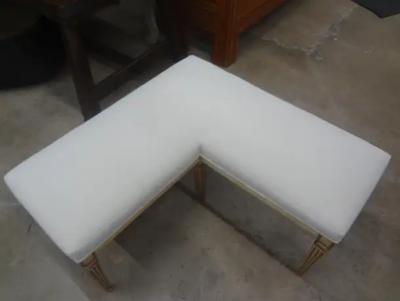 Late 18th Early 19th Century French Louis XVI Corner Bench