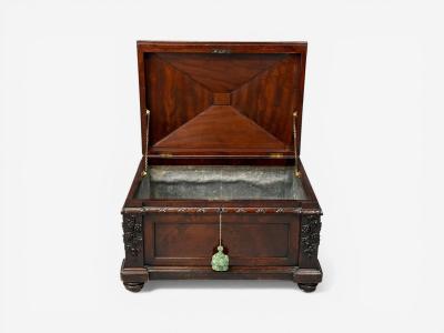 Late 18th Early 19th Century Wine Cooler Cellarette Rosewood Regency Lead
