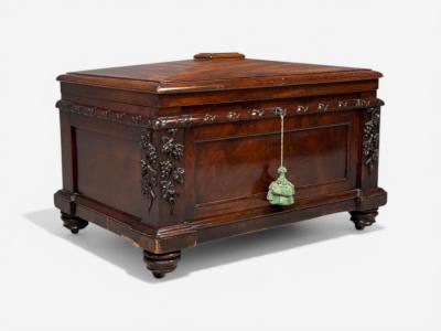 Late 18th Early 19th Century Wine Cooler Cellarette Rosewood Regency Lead