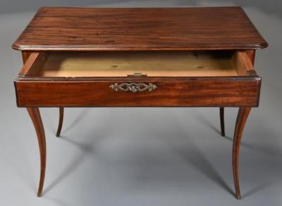 Late 18th century French walnut side table with superb rich patina
