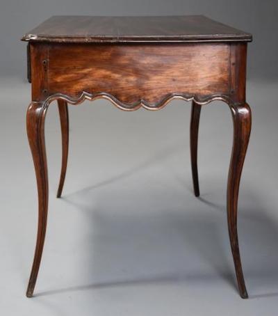 Late 18th century French walnut side table with superb rich patina