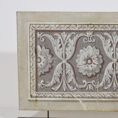 Late 18th century Italian Neo Classical Hand Painted Panel
