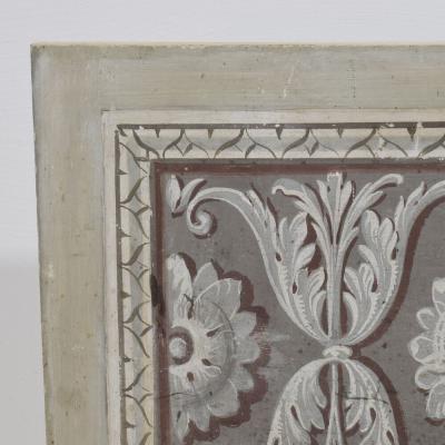 Late 18th century Italian Neo Classical Hand Painted Panel