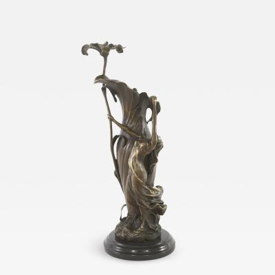 Late 19th Century Art Nouveau Style Bronze Decorative Vase