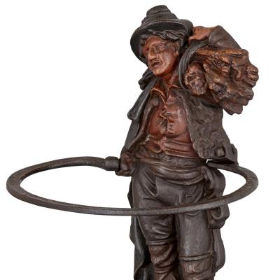 Late 19th Century English cast iron hallstand