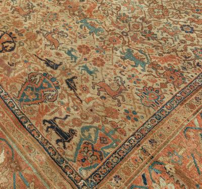 Late 19th Century Fine Persian Sultanabad Area Rug