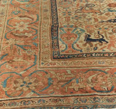 Late 19th Century Fine Persian Sultanabad Area Rug
