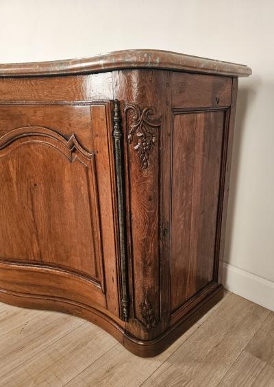 Late 19th Century French Buffet with Marble Top