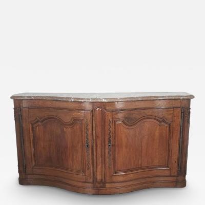Late 19th Century French Buffet with Marble Top