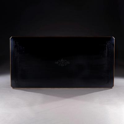 Late 19th Century French Ebonised Bureau Plat Writing Table