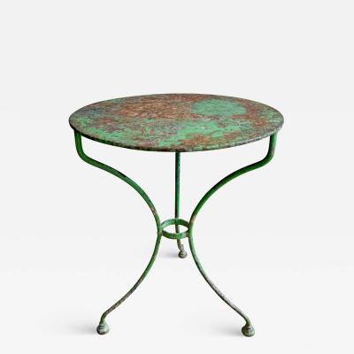 Late 19th Century French Iron Cafe Table