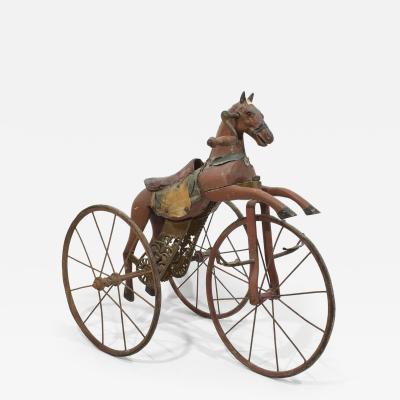 Late 19th Century French Tricycle Horse