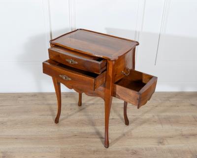 Late 19th Century French Walnut Bedside Cabinet with Hidden Writing Desk
