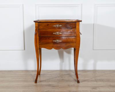 Late 19th Century French Walnut Bedside Cabinet with Hidden Writing Desk