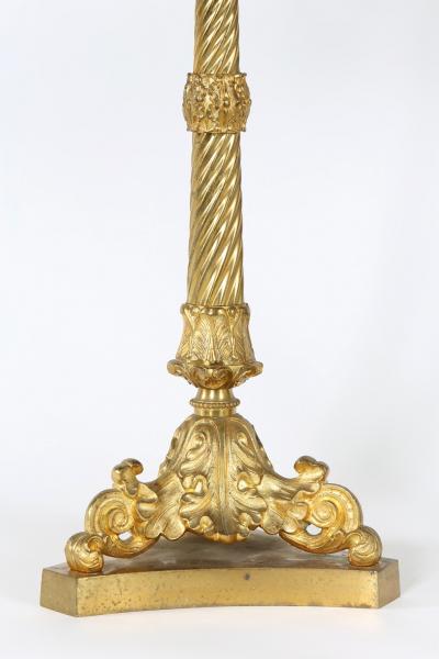 Late 19th Century Gilt Bronze Six Arms Candelabra
