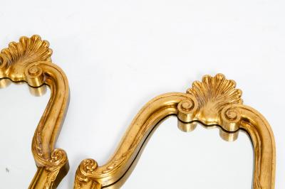 Late 19th Century Giltwood Mirrors Pair Matching Mirror 