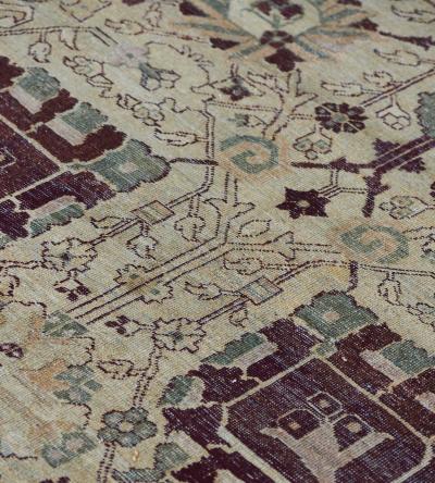 Late 19th Century Handwoven Antique Agra Rug