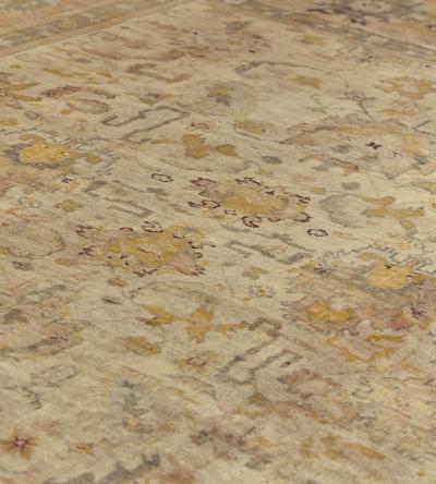 Late 19th Century Handwoven Oushak Rug