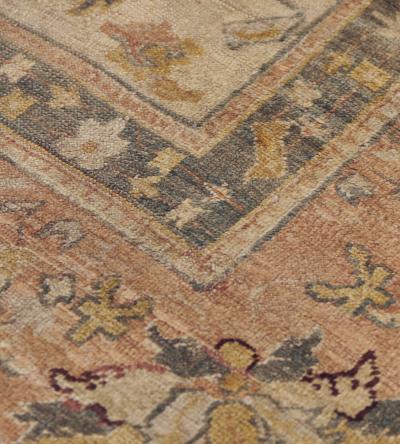 Late 19th Century Handwoven Oushak Rug