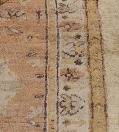 Late 19th Century Handwoven Oushak Rug