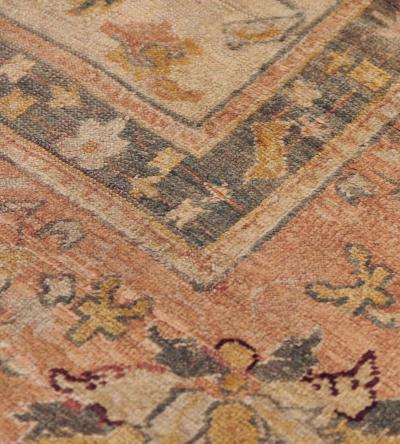 Late 19th Century Handwoven Oushak Rug